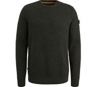 PME Legend Mouliné Structure Pullover Dunkelgrün - Größe XXL Dunkelgrün XXL