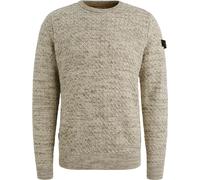 PME Legend Mouliné Structure Pullover Greige - Größe XXL Beige XXL