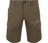 Cargobermudas PME LEGEND "NORDROP CARGO SHORTS STRETCH TWILL", Herren, Gr. 38, N-Gr, olive night, Web, Obermaterial: 98% Baumwolle, 2% Elasthan, unifarben, normal kniefrei, Hosen, normale Passform, mi