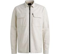 PME Legend Overshirt 2 Tone Slub Ecru - Größe XL Wollweiß XL