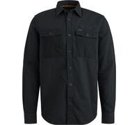PME Legend Overshirt Quilt Poplin Navy - Größe M Dunkelblau M