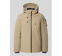PME Legend Parka mit Kapuze in Beige, Größe XXL