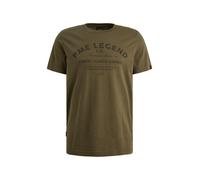 PME Legend Regular Fit T-Shirt Rundhals grün, Bedruckt