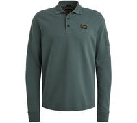PME Legend - PME Legend Brand Polo Shirt Longsleeve, Langarmshirt, petrol , erhältlich bei Mode Schönleitner Gmunden - Gr. - S