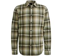 PME Legend - PME Legend Freizeit Hemd, karo, olive, 20% recycelte Baumwolle 80% Baumwolle, erhältlich bei Mode Schönleitner Gmunden - Gr. - L