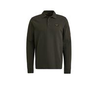 PME Legend American Classic Langarm - Longsleeve Poloshirt Beluga - Größe 3XL Grau 3XL