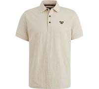 PME Legend Poloshirt Jacquard Jersey Ecru - Größe XXL Beige XXL
