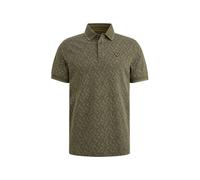 PME Legend Poloshirt Piqué Druck Grün - Größe M Dunkelgrün M