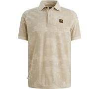 PME Legend Poloshirt Piqué Print Beige - Größe L Beige L