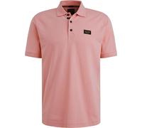 Poloshirt PME LEGEND, Herren, Gr. L, light lila, Web, Obermaterial: 95% Baumwolle, 5% Elasthan, unifarben, casual, normal hüftbedeckend, Rundhals, Kurzarm, Shirts, mit Logostickerei (92987604-L) light