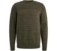 PME Legend Mouliné Structure Pullover Dusky Grün - Größe XL Dunkelgrün XL