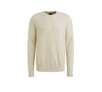 PME Legend Herren Strickpullover aus Modal-Baumwolle-Mix, wollweiss, Gr. M