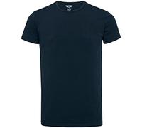 T-Shirt PME LEGEND "PME 2-packbasict-shirt", Herren, Gr. M, blau (schwarz sapphire), Jersey, Obermaterial: 95% Baumwolle, 5% Elasthan, unifarben, regular fit normal, Rundhals, Shirts Multipacks (43149