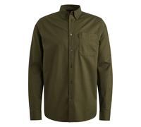 PME Legend Regular Fit Hemd Olive Night, Einfarbig