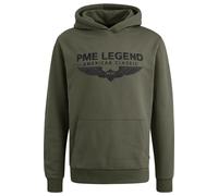 PME Legend Herren Kapuzenpullover Hoodie Hooded Soft Terry with Logo Regular Fit, Größe:M, Farbe:Beluga 8039