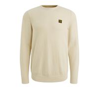PME Legend Regular Fit Pullover Bone White, Einfarbig