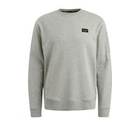Sweatshirt PME LEGEND, Herren, Gr. XXL, light grau melee, Sweatware, Obermaterial: 95% Baumwolle, 5% Elasthan, unifarben, regular fit normal, Rundhals, Rippbündchen, Sweatshirts Sweatshirt (43511559-X