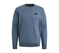 Sweatshirt PME LEGEND, Herren, Gr. L, vintage indigo, Sweatware, Obermaterial: 95% Baumwolle, 5% Elasthan, unifarben, regular fit normal, Rundhals, Rippbündchen, Sweatshirts Sweatshirt (26172906-L) vi