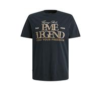 PME Legend Herren Rundhals T-Shirt Short Sleeve R-Neck Big Art Package, Größe:3XL, Farbe:PTSS2604596-5282 Carbon