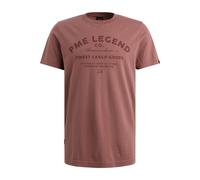 PME Legend Regular Fit T-Shirt Rundhals braun, Bedruckt