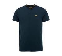PME Legend Regular Fit T-Shirt Rundhals dunkelblau, Einfarbig