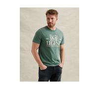 PME Legend Regular Fit T-Shirt Rundhals grün, Bedruckt
