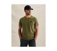 PME Legend Regular Fit T-Shirt Rundhals Loden Green, Einfarbig