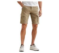 Cargoshorts PME LEGEND, Herren, Gr. 34, N-Gr, beige, Web, Obermaterial: 97% Baumwolle, 3% Elasthan, bequem kniefrei, Hosen, Sommerhose in gewaschener Optik (69753200-34) beige
