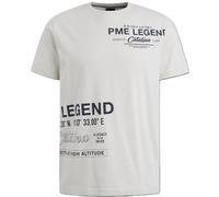 PME LEGEND Rundhals Shirt single jersey bone white PTSS2503594-7013 XL