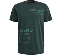 PME LEGEND Rundhals Shirt single jersey green gables PTSS2503594-6147 M