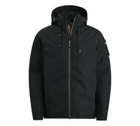 PME Legend Semi Long Jacket Stearpacker Ottoman - Herren Parka, Größe:XL, Farbe:black