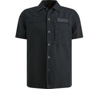 PME Legend Kurzarmhemd The Jones Cotton-Linen Dunkelblau Größe L