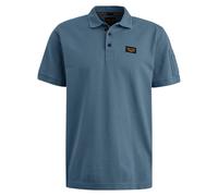 Poloshirt PME LEGEND, Herren, Gr. XXL, ashleigh blau, Web, Obermaterial: 95% Baumwolle, 5% Elasthan, normal hüftbedeckend, Rundhals, Shirts, mit Logostickerei (83363130-XXL) ashleigh blau