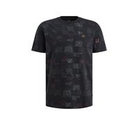 PME Legend - T-Shirt mit Allover-Print blau - Gr. - XL