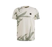 PME Legend - single jersey panel print Bone White - Gr. - L