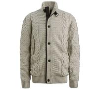 PME LEGEND Strickjacke mit Zip heavy knit mixed yarn PKC2510320-921 XXL