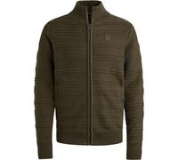 PME Legend Strickjacke Structure Knit Beluga Grün - Größe XL Dunkelgrün XL