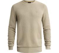 PME Legend Structure Pullover Melange Stone Green - Größe XXL Beige XXL