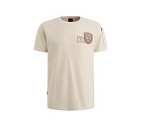 structured pique badge Beige L