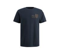 structured pique badge Blau XL