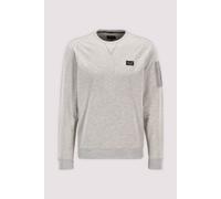 Sweatshirt PME LEGEND "Airstrip sweat", Herren, Gr. XXL, light grau melee, Sweatware, Obermaterial: 95% Baumwolle, 5% Elasthan, unifarben, regular fit normal, Rundhals, Rippbündchen, Sweatshirts Sweat