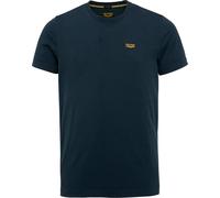 PME Legend Herren Rundhals T-Shirt Cold DYE Regular Fit Schwarz Weiss Grün Blau, Größe:S, Farbe:Sky Captain 5073