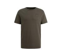 PME Legend T-Shirt Jacquard Stripe Beluga Dunkelgrün Größe XL