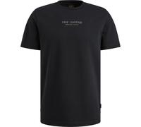 PME Legend T-Shirt Waffle Logo Navy - Größe XXL Blau XXL