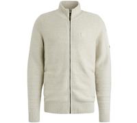 PME Legend - Zip jacket cotton structure knit bone white melee - Gr. - XXL