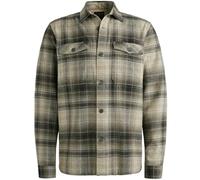 PME Legend Hemdjacke Brushed Grindle Check – Karomuster Beige/Grau – XXL