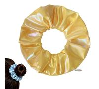 Pocket Hair Scrunchies - Soft Elastic Band, Zipper Hair Tie, Fabric Hairband with Concealed Storage Compartment, Stylish Hairs Accessory Comfortable Fit, Utility for Fine Curly Hair Use