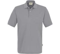 Hakro Pocket-Poloshirt Mikralinar® 812 – titan – Größe L (Arbeitshemd & Arbeitsshirt)