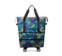 Pocoiau Praktische 360-Grad Reisetasche mit drehbarem Rad, Trocken und Nasstrennung und ergonomischem Spinnergepäck mit Nass/Trockentrennung