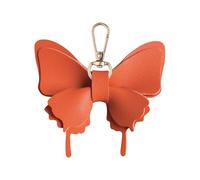 Pocoiau Stilvoller Kunstleder-Schmetterling-Schlüsselanhänger, Taschenornament, modischer Taschenanhänger für den täglichen Gebrauch und Outdoor-Aktivitäten, PU-Leder-Look, B